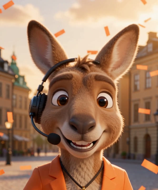 Roo the kangaroo, your host